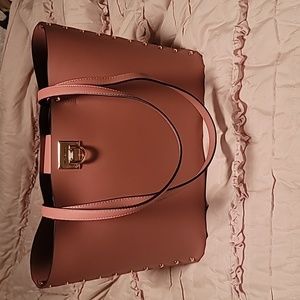 Michael Michael Kors Large Manhattan Tote in Rose